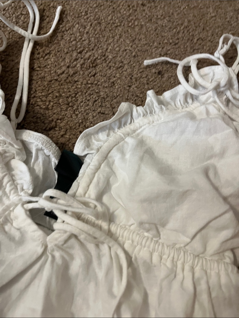 wild fable White Drawstring Ruffle Cami - Picture 5 of 6